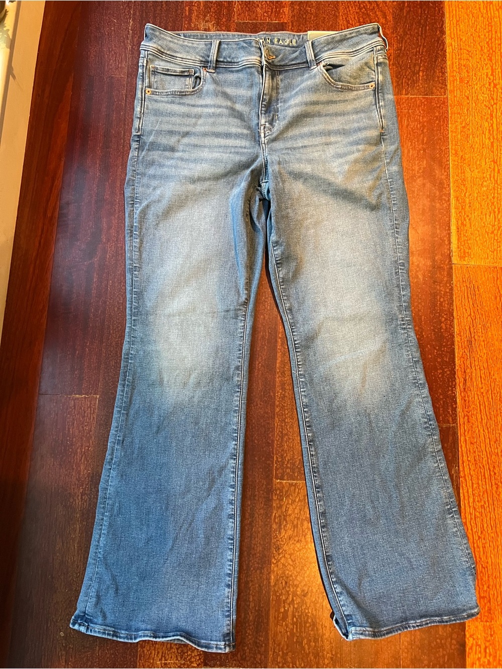 American Eagle Outfitters Next Level Stretch Kick Boot Jeans